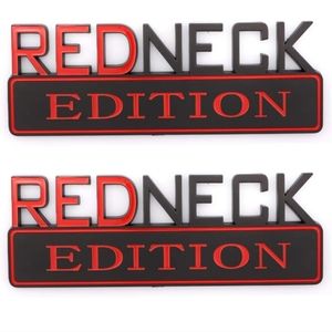 2 New Redneck car emblem badge 7" wide.  2 MOST OTHER EMBLEMS AVAILABLE.